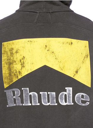 细节 - 点击放大 - RHUDE - Cigarette标志印花连帽卫衣