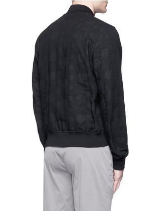 背面 - 点击放大 - PS PAUL SMITH - 大小波点混棉棒球夹克