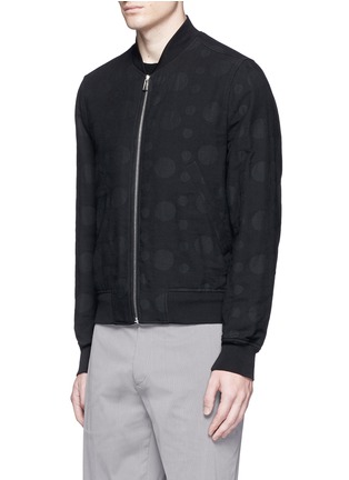 正面 -点击放大 - PS PAUL SMITH - 大小波点混棉棒球夹克