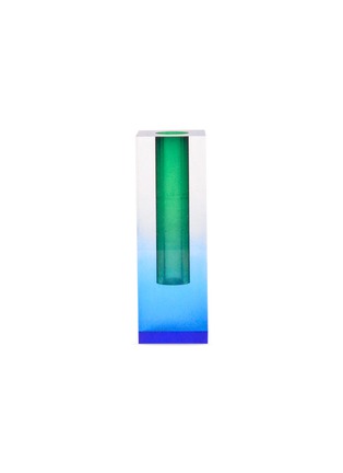 首图 –点击放大 - HATTERN x UMZIKIM - 渐变拼色亚克力花瓶－透明蓝色及绿色