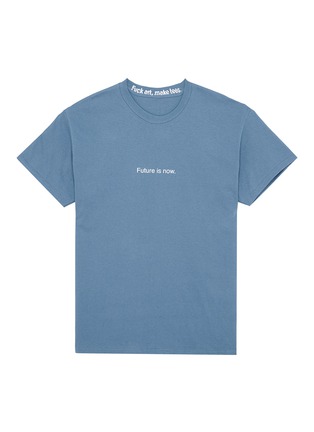 首图 - 点击放大 - F.A.M.T. - Future is now中性款标语纯棉T恤