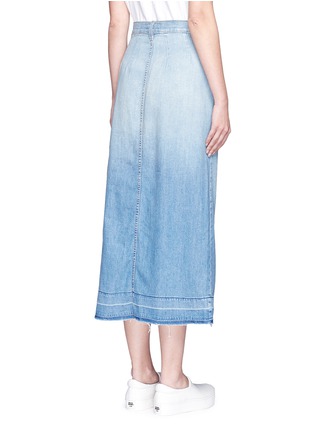 背面 - 点击放大 - CURRENT/ELLIOTT - THE SALLY须边牛仔半身裙