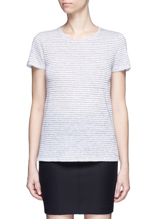 首图 - 点击放大 - RAG & BONE - 横纹亚麻混棉T恤
