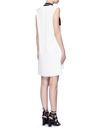 背面 - 点击放大 - RAG & BONE - NICO拼色立领真丝连衣裙