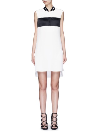首图 - 点击放大 - RAG & BONE - NICO拼色立领真丝连衣裙