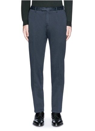 首图 - 点击放大 - BOGLIOLI - 单色棉质斜纹长裤