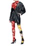模特儿示范图 - 点击放大 - Richard Quinn - 花卉图案拼色连袜紧身裤