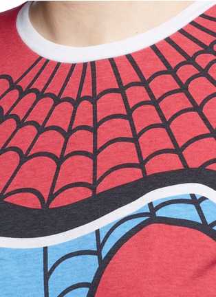 细节 - 点击放大 - VALENTINO GARAVANI - Super-H蜘蛛侠主题纯棉T恤