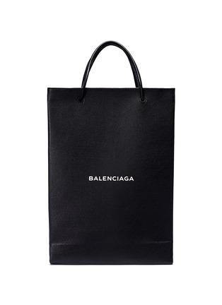 首图 - 点击放大 - BALENCIAGA - North-South品牌名称小牛皮托特包