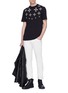 模特儿示范图 - 点击放大 - NEIL BARRETT - 马耳他十字印花棉质T恤