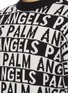 细节 - 点击放大 - Palm Angels - 品牌名称拼色条纹针织衫