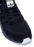 细节 - 点击放大 - adidas x NEIGHBORHOOD - I-5923绒面真皮拼接针织运动鞋
