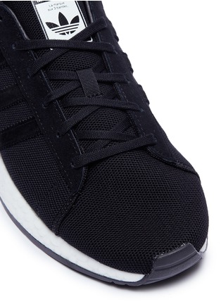 细节 - 点击放大 - adidas x NEIGHBORHOOD - Chop Shop锯齿图案针织运动鞋
