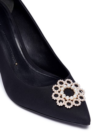 细节 - 点击放大 - STELLA LUNA - 人造珍珠花卉装饰高跟鞋