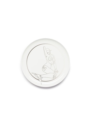 首图 –点击放大 - LANE CRAWFORD - x Sorayama美人鱼机器人图案陶瓷餐盘