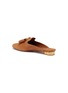 细节 - 点击放大 - SALVATORE FERRAGAMO - Sciacca花形鞋跟绒面山羊皮穆勒鞋