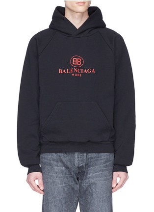 首图 - 点击放大 - BALENCIAGA - BB Mode品牌标志连帽卫衣