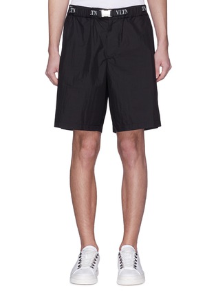 首图 - 点击放大 - VALENTINO GARAVANI - VLTN品牌名称腰带短裤
