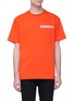 首图 - 点击放大 - CALVIN KLEIN 205W39NYC - 品牌名称及地址刺绣纯棉T恤