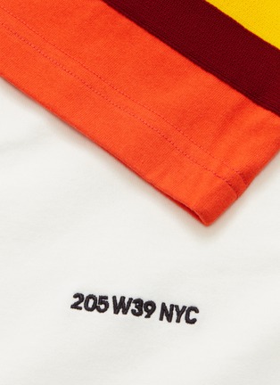  - CALVIN KLEIN 205W39NYC - 针织条纹拼色纯棉T恤