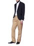模特儿示范图 - 点击放大 - CALVIN KLEIN 205W39NYC - 品牌名称高领棉质上衣