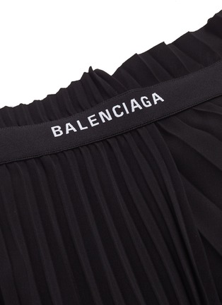  - BALENCIAGA - 品牌名称不对称百褶纸袋半身裙