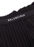  - BALENCIAGA - 品牌名称不对称百褶纸袋半身裙