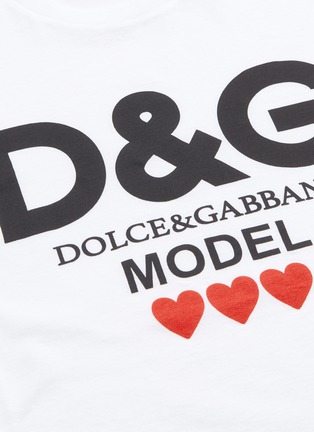 - DOLCE & GABBANA - D&G MODEL纯棉T恤