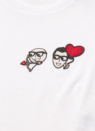  - DOLCE & GABBANA - Designer设计师丘比特徽章纯棉T恤