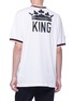 背面 - 点击放大 - DOLCE & GABBANA - KING品牌标志oversize V领纯棉T恤