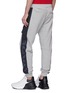 背面 - 点击放大 - ALEXANDER MCQUEEN - 搭叠设计品牌名称侧条纹休闲裤