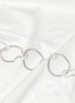 细节 –点击放大 - FRETTE - Links特大双人床圆环链条刺绣四件套－米色及灰色
