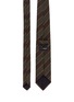 细节 - 点击放大 - LARDINI - 拼色斜条纹羊毛混棉领带