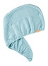 细节 -点击放大 - AQUIS - 头发专用格纹浴巾－蓝色梦幻
