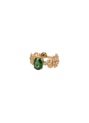 首图 - 点击放大 - CENTAURI LUCY - Coloris沙弗莱石及钻石18k金雏菊戒指