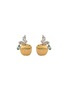 首图 - 点击放大 - CENTAURI LUCY - The Golden Apple海蓝宝石及钻石18k金苹果造型耳环