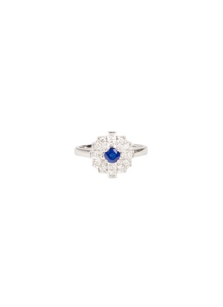 首图 - 点击放大 - CENTAURI LUCY - Tamara蓝宝石及钻石18k白金戒指