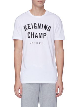 首图 - 点击放大 - REIGNING CHAMP - Gym品牌名称纯棉T恤