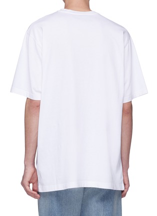 背面 - 点击放大 - HERON PRESTON - 品牌名称及苍鹭印花纯棉T恤