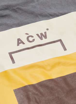  - A-COLD-WALL* - 拼色方块品牌标志长袖T恤