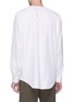  - Atelier & Repairs - White on White拼贴设计缝线图案纯棉衬衫