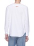  - Atelier & Repairs - Silk White纹理印花口袋缝线纯棉衬衫