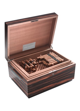 细节 –点击放大 - BUBEN&ZÖRWEG - 高光钢琴漆饰面木制雪茄盒