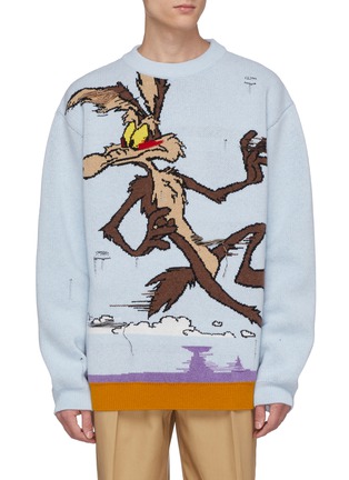 首图 - 点击放大 - CALVIN KLEIN 205W39NYC - x Looney Tunes™ Ralph Wolf图案初剪羊毛针织衫