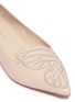 细节 - 点击放大 - SOPHIA WEBSTER - Bibi Butterfly蝴蝶翅膀刺绣真皮平底鞋