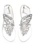 细节 - 点击放大 - SOPHIA WEBSTER - Bibi Butterfly闪粉蝴蝶翅膀真皮凉鞋