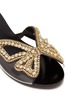 细节 - 点击放大 - SOPHIA WEBSTER - MADAME珠饰及仿水晶镂空蝴蝶平底拖鞋