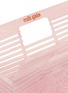 细节 - 点击放大 - CULT GAIA - Acrylic Ark迷你镂空大理石纹竹篮包