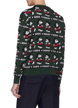 背面 - 点击放大 - GCDS - x Disney米老鼠图案混羊毛针织衫