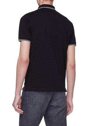 背面 - 点击放大 - STONE ISLAND - 品牌标志徽章棉质polo衫